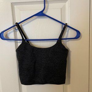 Workout Cropped Tank w/ Built in Bra